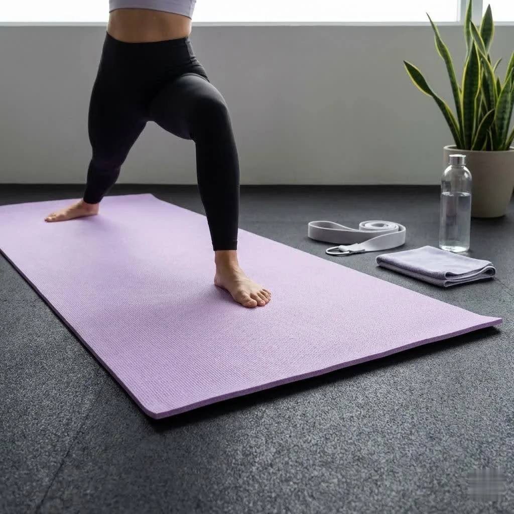 Yoga mat with personalized design