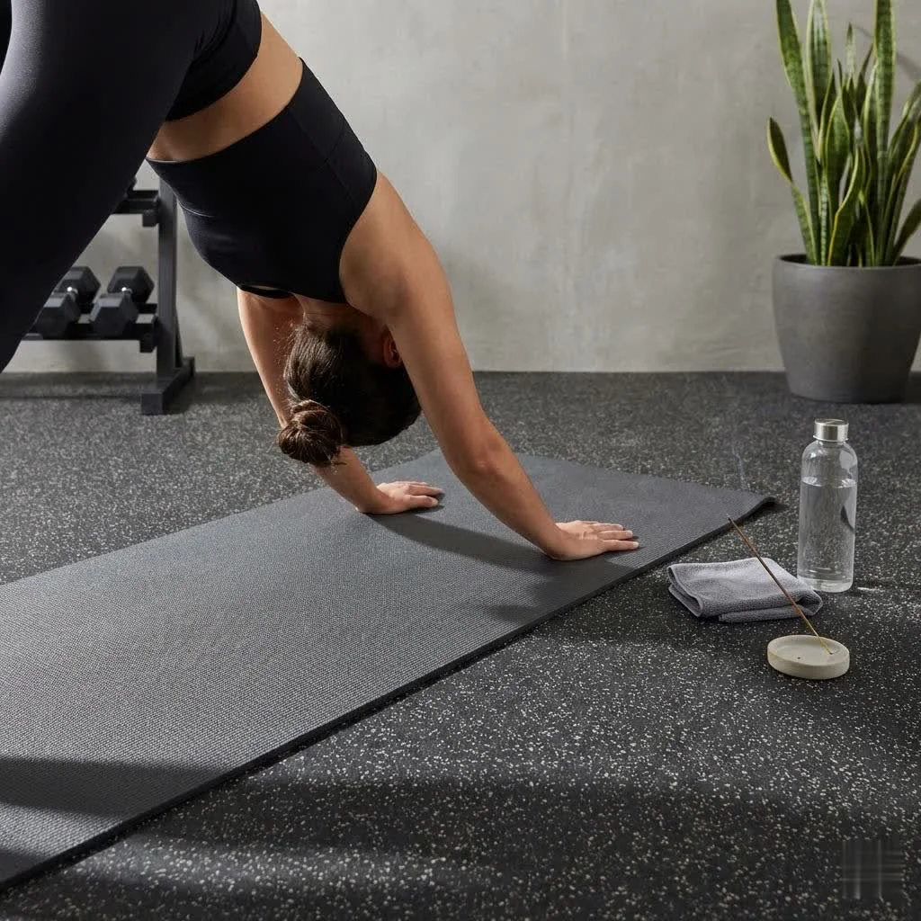 Yoga mat towel for hot yoga