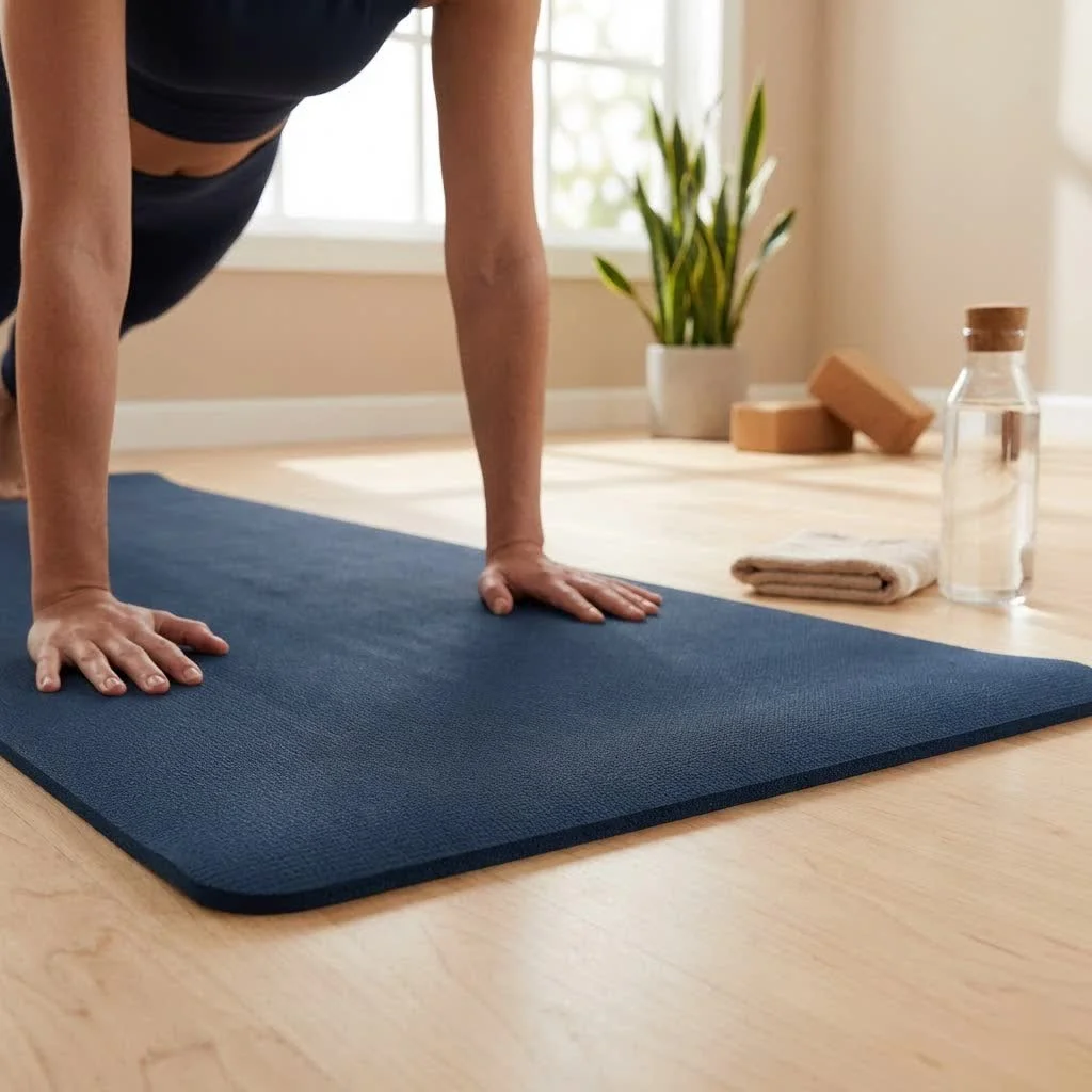 Hot yoga mat with excellent grip and comfort