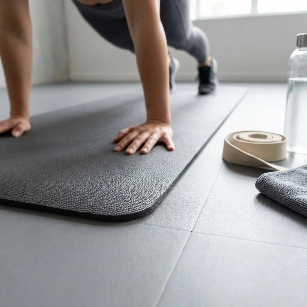 Liforme Yoga Mat with alignment lines